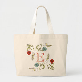 Bolsa Jumbo Tote de Flores Monográficas