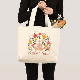 Bolsa Jumbo Tote de Meditación de Respiración y Bl