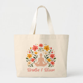Bolsa Jumbo Tote de Meditación de Respiración y Bl