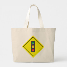 Bolsa Jumbo Tote del Rótulo de señalización de trá