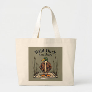 Bolsa Jumbo Tote Leathers de Pato Salvaje - Canvas