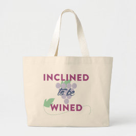 Bolsa jumbo totote para los amantes del vino