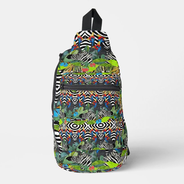 Bolsa Kanga cebra  (Anverso)