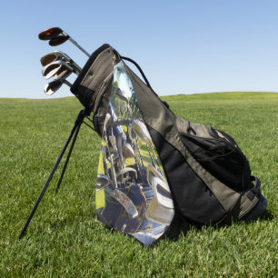 Bolsa Llena De Clubes De Golf, Toalla De Golf