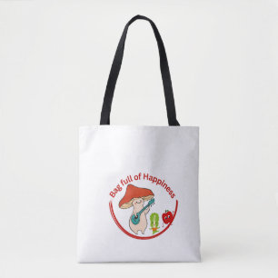 "Bolsa llena de felicidad - Bolsa de Tote Inspirad