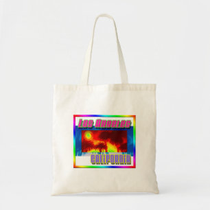 Bolsa "Los Angeles California Sunset Palm Trees"