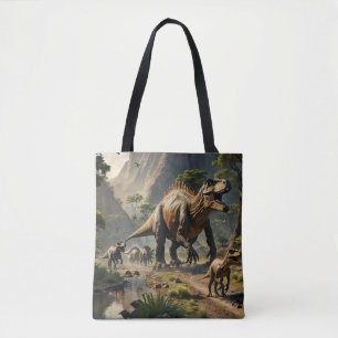 Bolsa masculina de nerd de dinosaurios