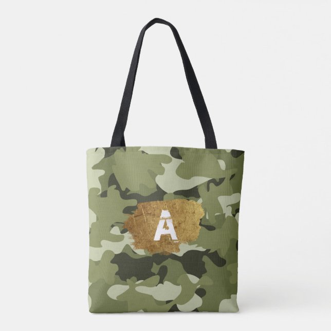 Bolsa militar clásica con tu bolsa de Monograma To (Reverso)
