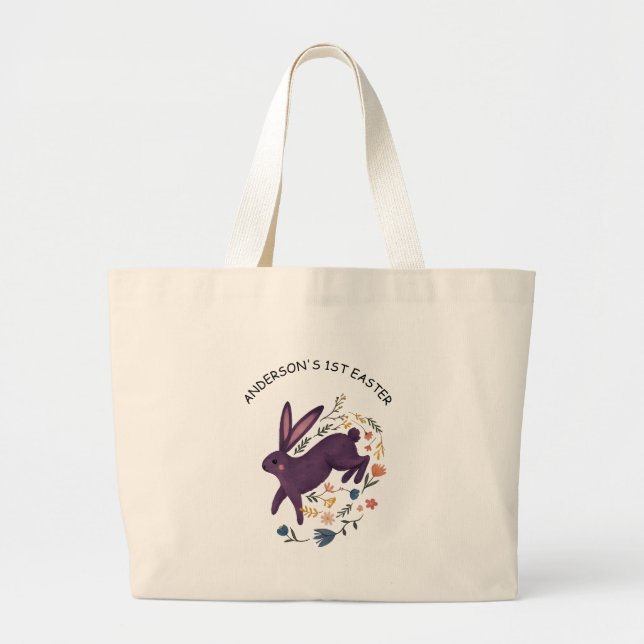 Bolsa mini de Pascua personalizada con nombre Neph (Frente)