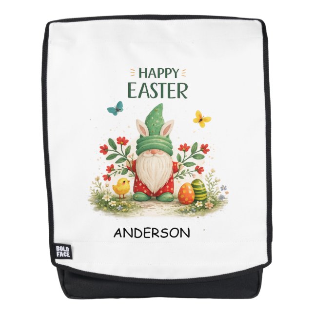 Bolsa mini de Pascua personalizada con nombre Neph (Anverso)