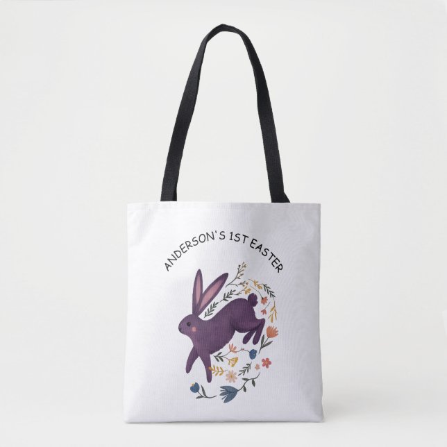 Bolsa mini de Pascua personalizada con nombre Neph (Anverso)