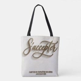 Bolsa minimalista "Aceptarse"