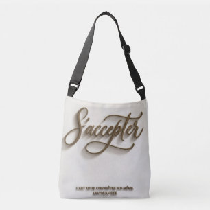 Bolsa minimalista "Aceptarse"