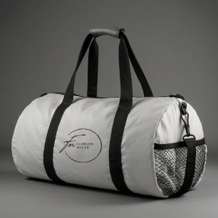 Bolsa Minimalista de espuma de monograma elegante