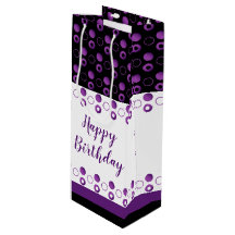 Bolsa moderna de botellas con puntos de polka en m