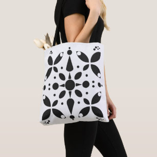 Bolsa Monocroma Minimalista de simetría de la mano