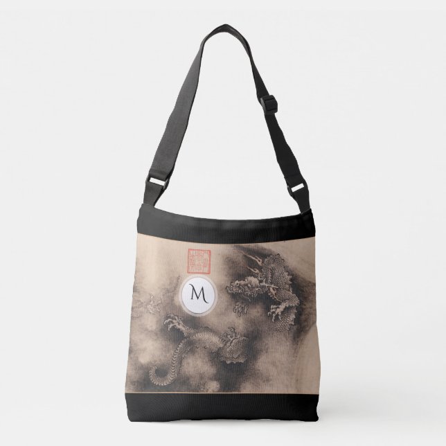 Bolsa Monograma de pintura de cumpleaños del año d (Anverso)