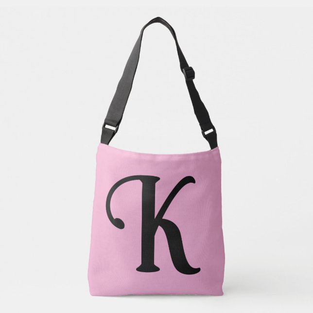 BOLSA MONOGRAMA ROSA TRANSVERSAL PERSONALIZADA (Anverso)