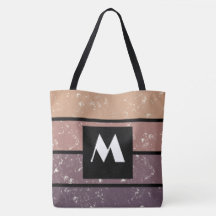 Bolsa Monograma Tote - A rayas y personalizadas