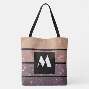 Bolsa Monograma Tote - A rayas y personalizadas