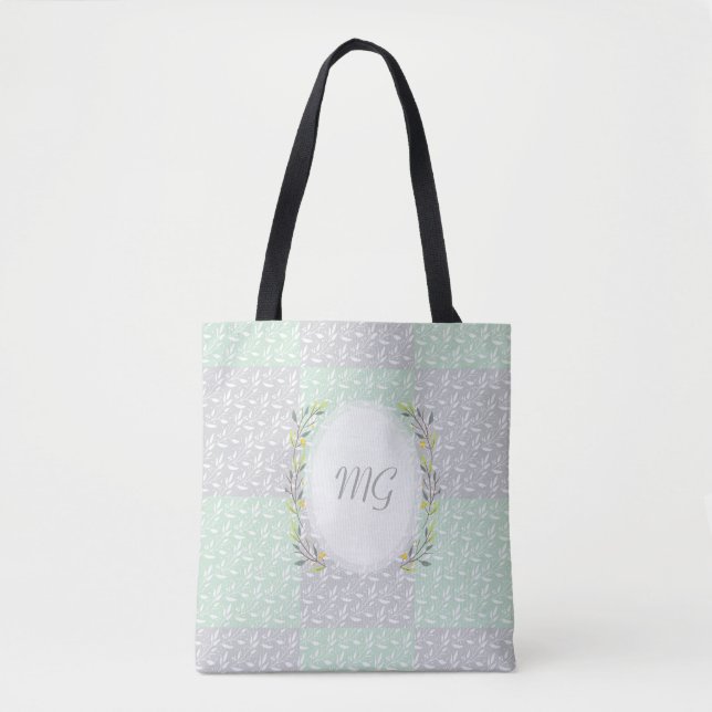 Bolsa Monograma Tote Personalizada (Anverso)