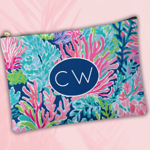 Bolsa Monogramada de playa tropical