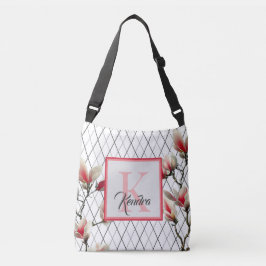 Bolsa Monogramada De Tote De Color Blanco Y Rosa p
