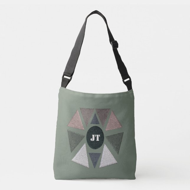 Bolsa Monogramada de Tote de estilo Suroeste (Anverso)