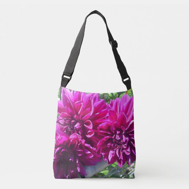 Bolsa morada de flores de Dahlia (Anverso)