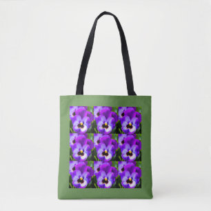 Bolsa morada de puntillas