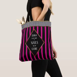Bolsa Nail Tech, Insertar nombre, Manicurista, Neg