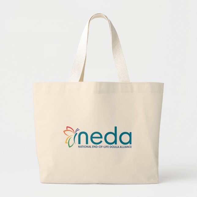 Bolsa NEDA con logotipo y mariposa (Frente)