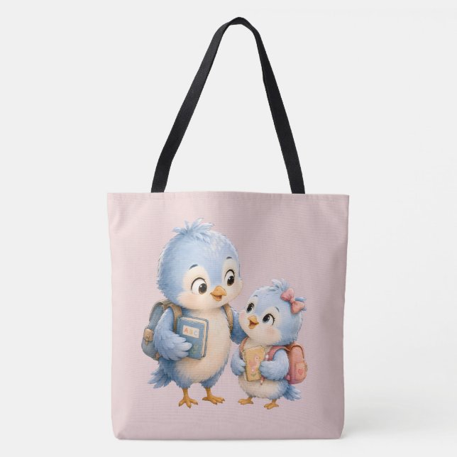 Bolsa Negra de Hermanos de Pájaros Pequeños y Lind (Anverso)