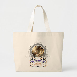 Bolsa negra grande con David Copperfield de Dicken