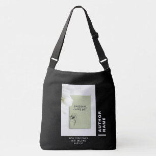 Bolsa negra transversal de autor de libro personal