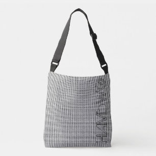 Bolsa o Tote de cuerpo cruzado HAMbWG - Negro y cu