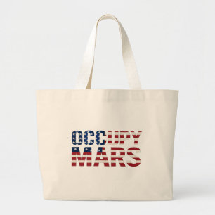 Bolsa Occupy Mars Tote - Exploración espacial patr