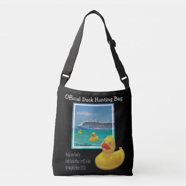 Bolsa oficial de caza de pato cruzando patos (Anverso)