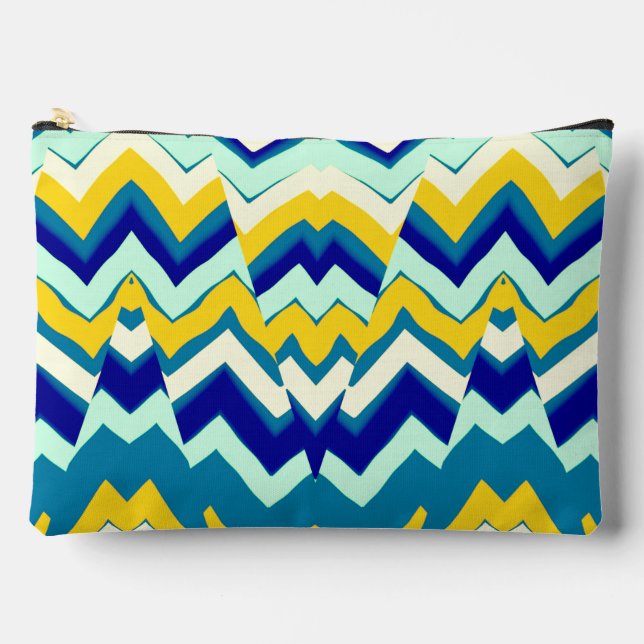 Bolsa para accesorios de maquillaje de patrones de (Anverso)