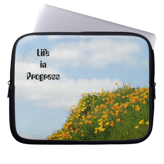 Bolsa para computadora portátil Life in Progress A (Frente)