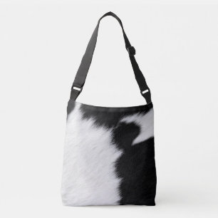 Bolsa para el cuerpo en blanco y negro