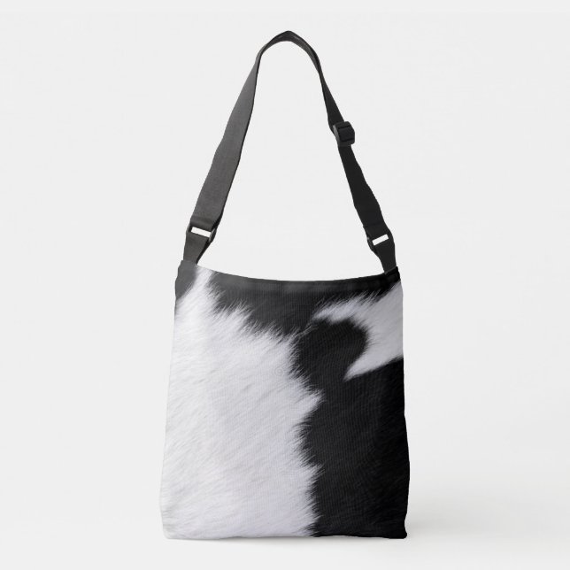 Bolsa para el cuerpo en blanco y negro (Anverso)