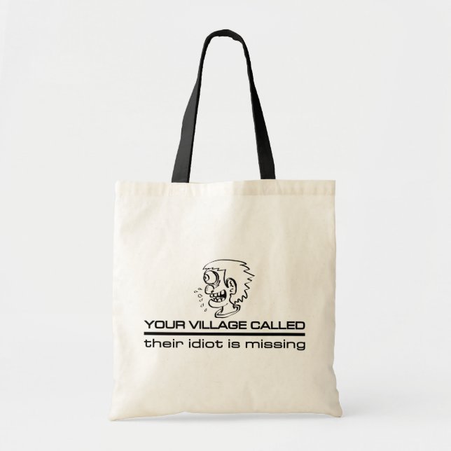 Bolsa para idiotas de la aldea - elegir estilo y c (Frente)