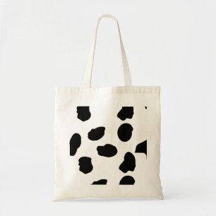 Bolsa para la impresión de vaca en blanco y negro