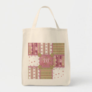 Bolsa para la mesa de los monogramas chic de Shabb