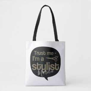 Bolsa para la mesa personalizada del Purpurina de 