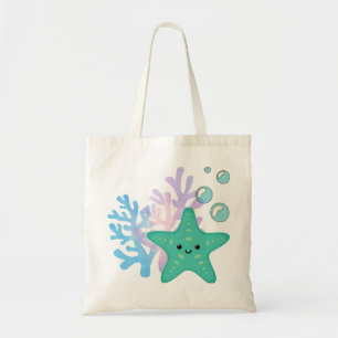 Bolsa para la tota de arrecife de Starfish & Coral