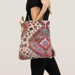 Bolsa para la tota de la alfombra turca impresa