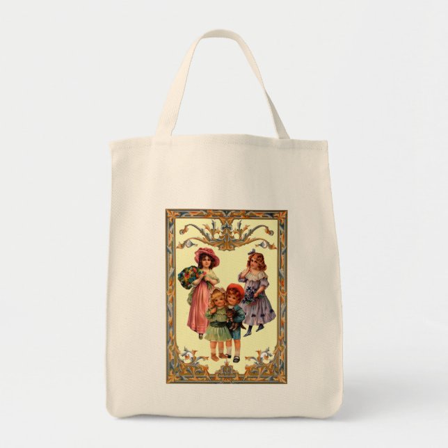 Bolsa para niños victoriana de arte de la reproduc (Frente)