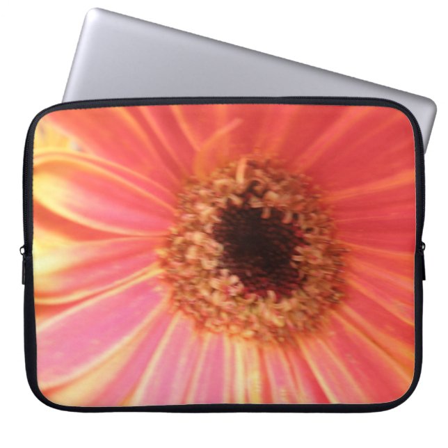 Bolsa para portátil de flores de Gerbera Daisy (Frente)